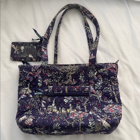 Vera Bradley Handbags - Vera Bradley Harry Potter Forbidden Forest Floral Quilted Tote/ID holder